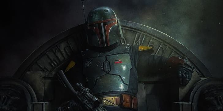 L'affiche de la série "Le Livre de Boba Fett".