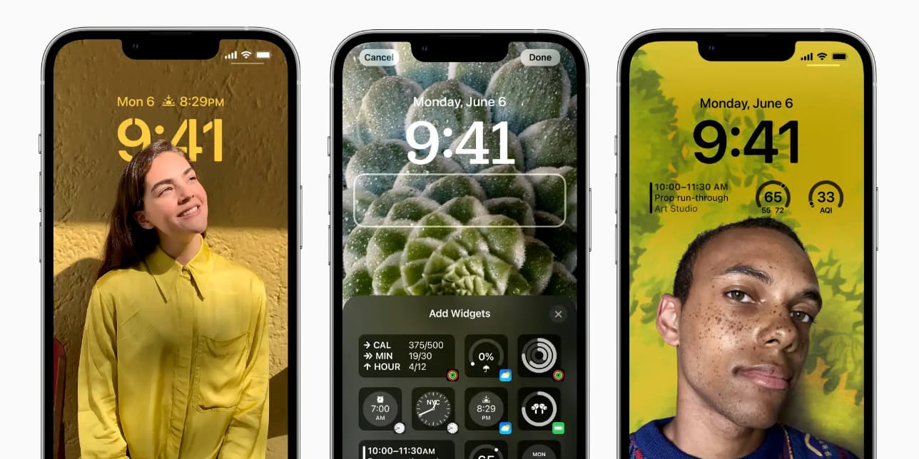 Vivement l'arrivée de l'écran de verrouillage personnalisable sur iOS 16 !