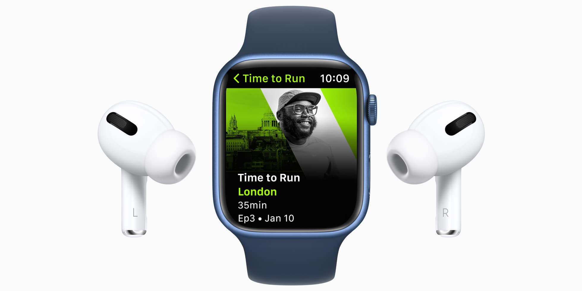 Les AirPods peuvent déjà être bien utiles aux séances d'entraînement, avec notamment une expérience audio spécialement conçue pour le running dans le programme Fitness+ d'Apple.