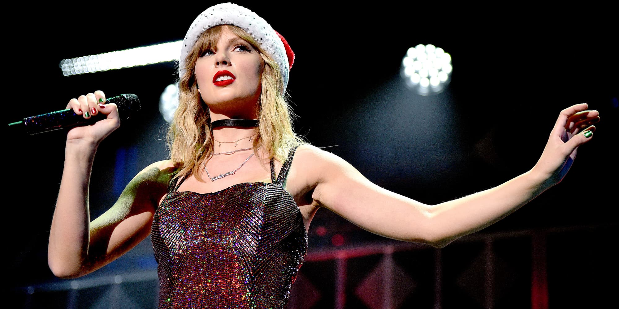 Taylor Swift durant le iHeartRadio's Z100 Jingle Ball 2019, le 13 décembre 2019 à New York