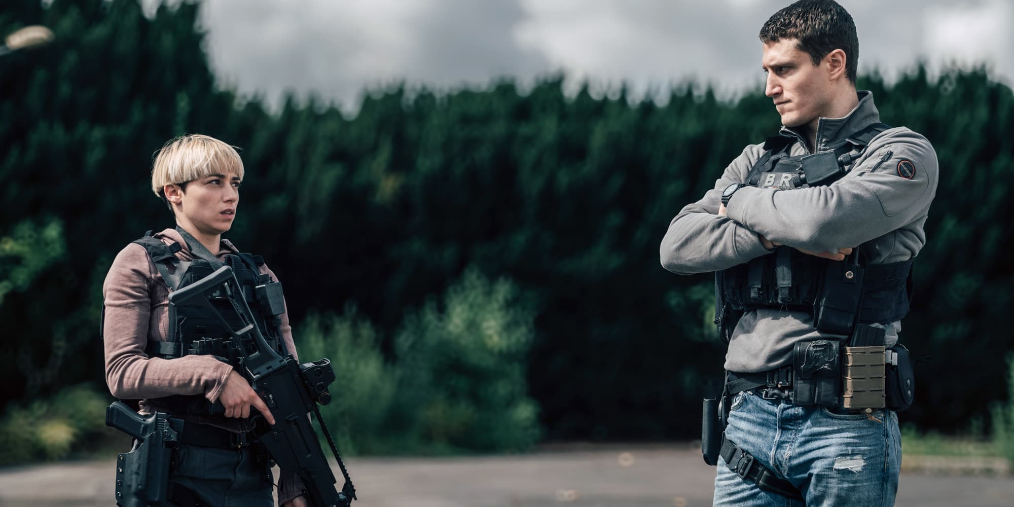 Léa Catania et Waël Serboub dans la saison 2 de "B.R.I."