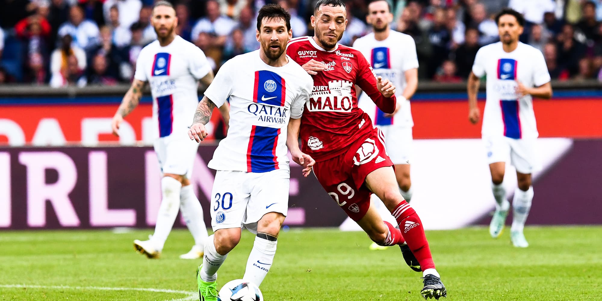 PSG - Brest en Ligue 1, le 10 septembre 2022 au Parc des Princes, Paris