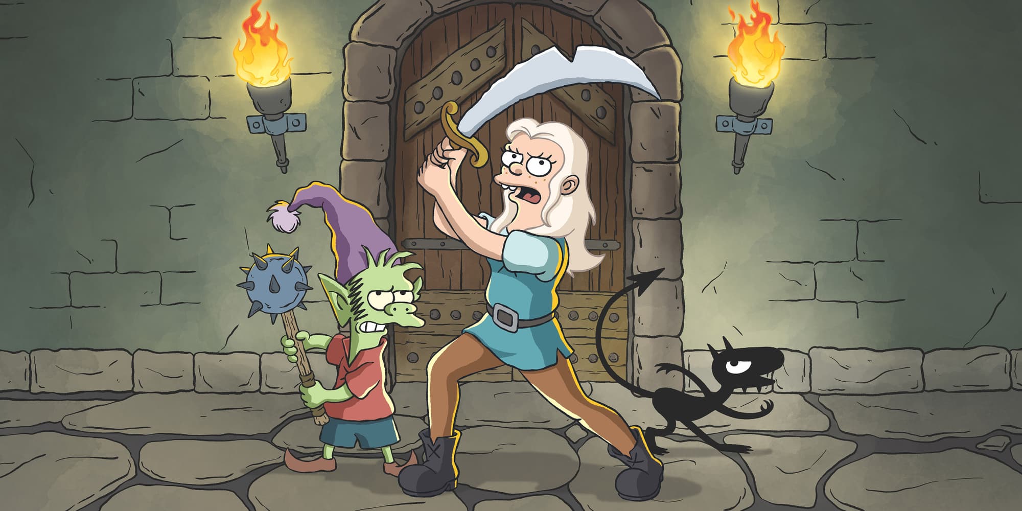 Elfo, Bean et Luci, le trio de choc de "Désenchantée".