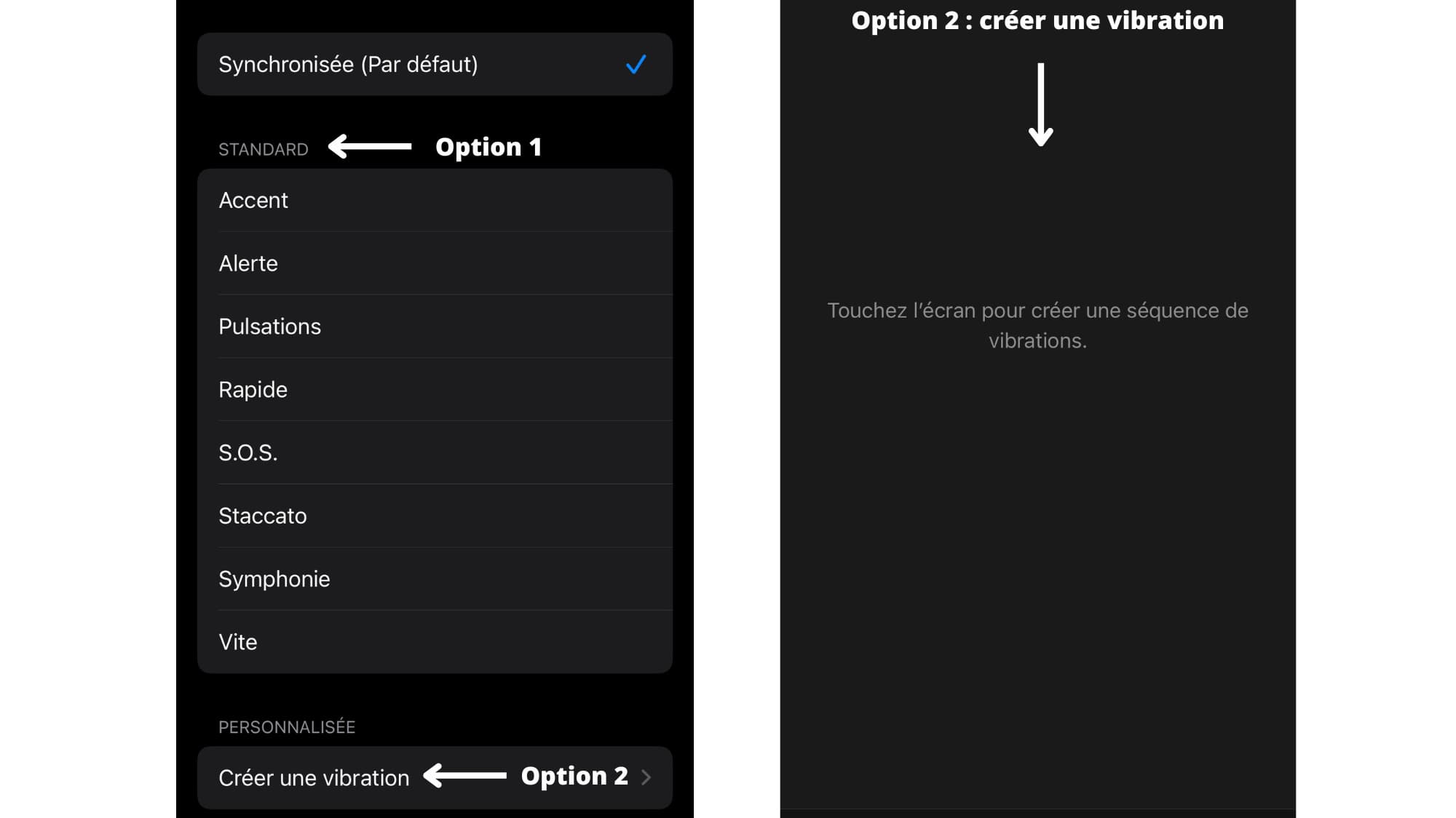 Voici comment changer votre vibreur et créer votre vibration personnalisée sur iPhone. 