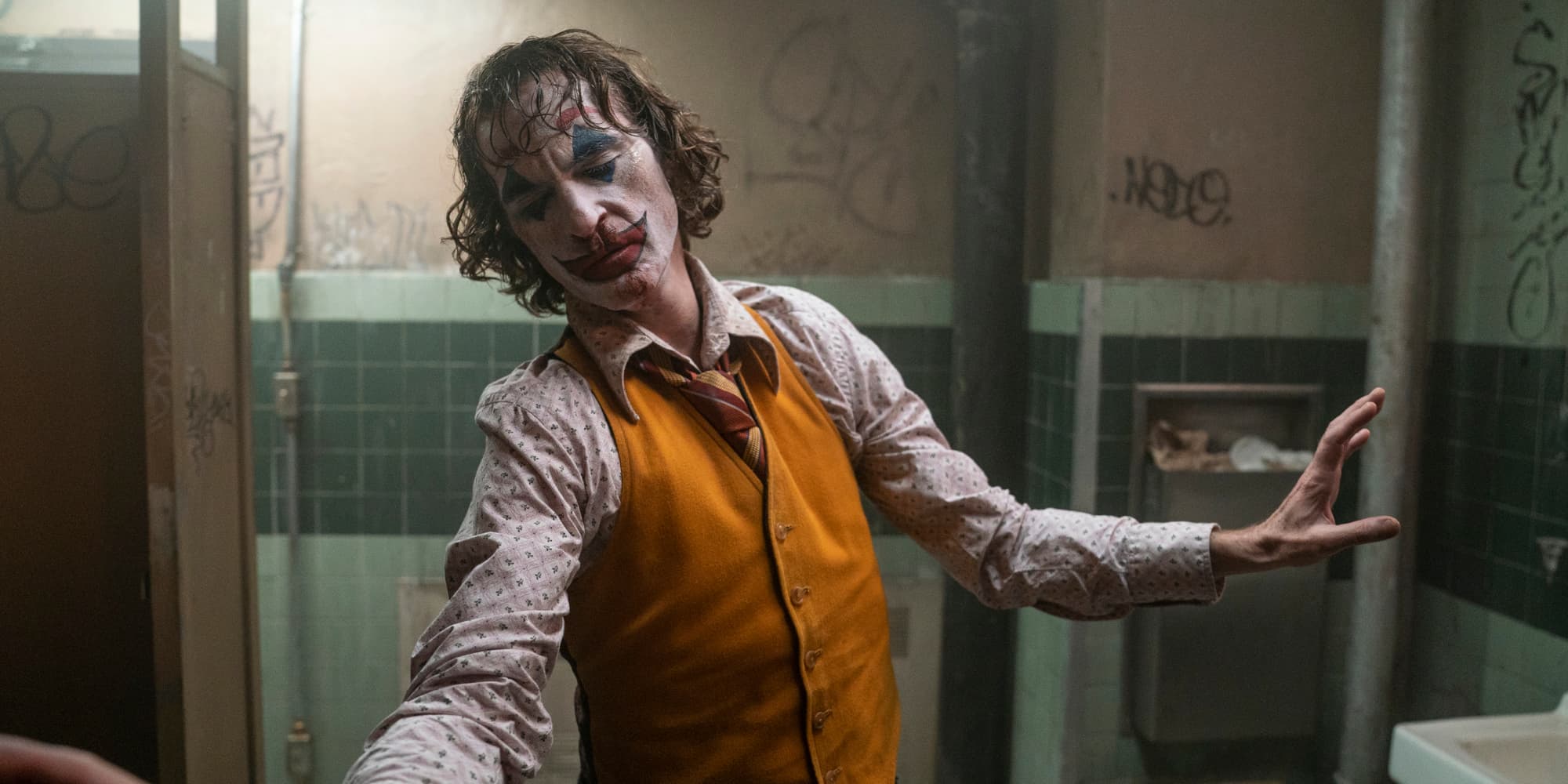 Joaquin Phoenix dans le rôle d'Arthur Fleck dans le film Joker.
