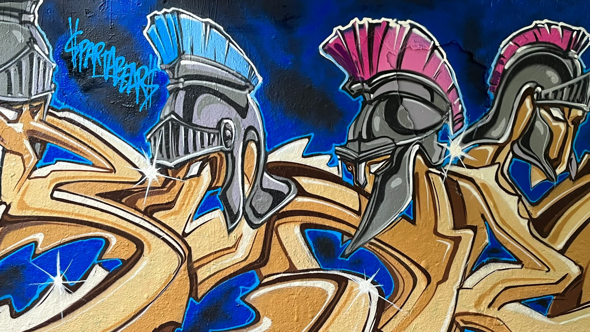Le street art permet toujours de bien se rendre compte de la restitution des couleurs sur un appareil photo Le street art permet toujours de bien se rendre compte de la restitution des couleurs sur un appareil photo