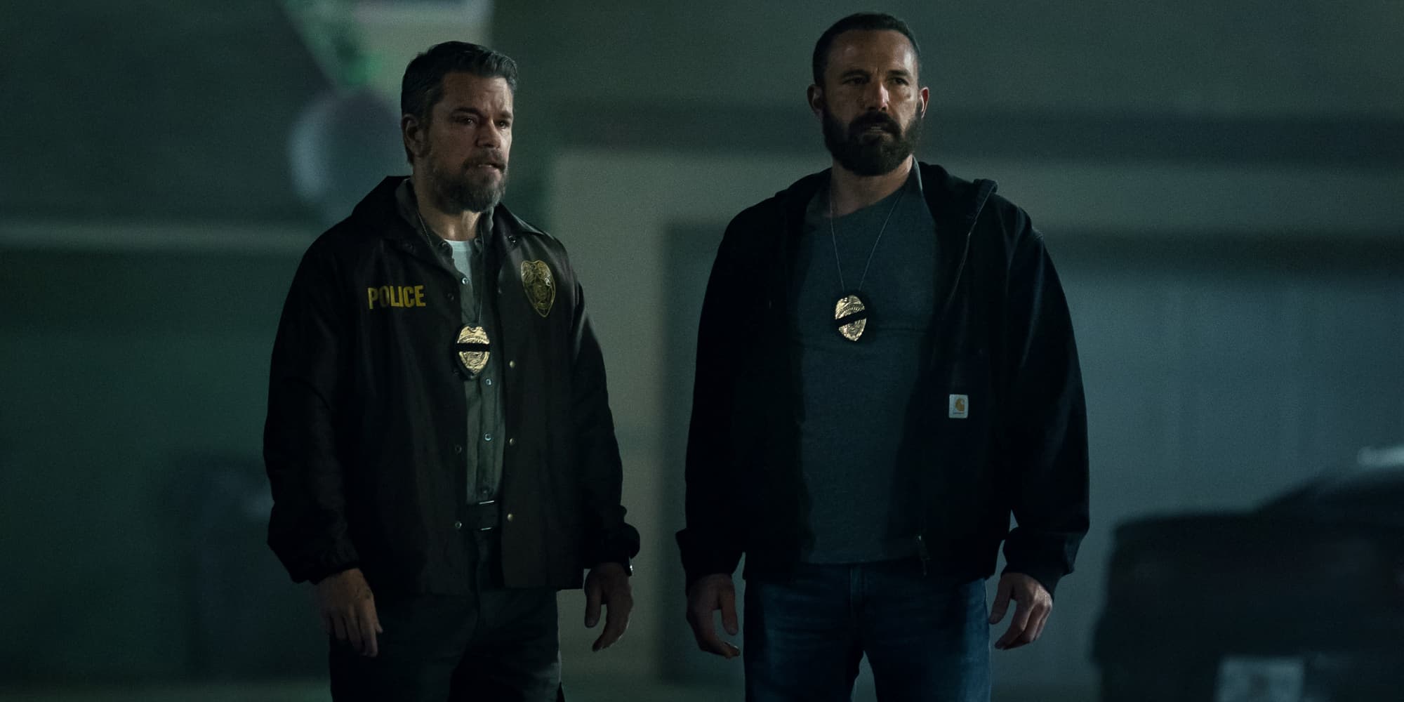 Matt Damon et Ben Affleck dans ''The Rip'', bientôt sur Netflix.