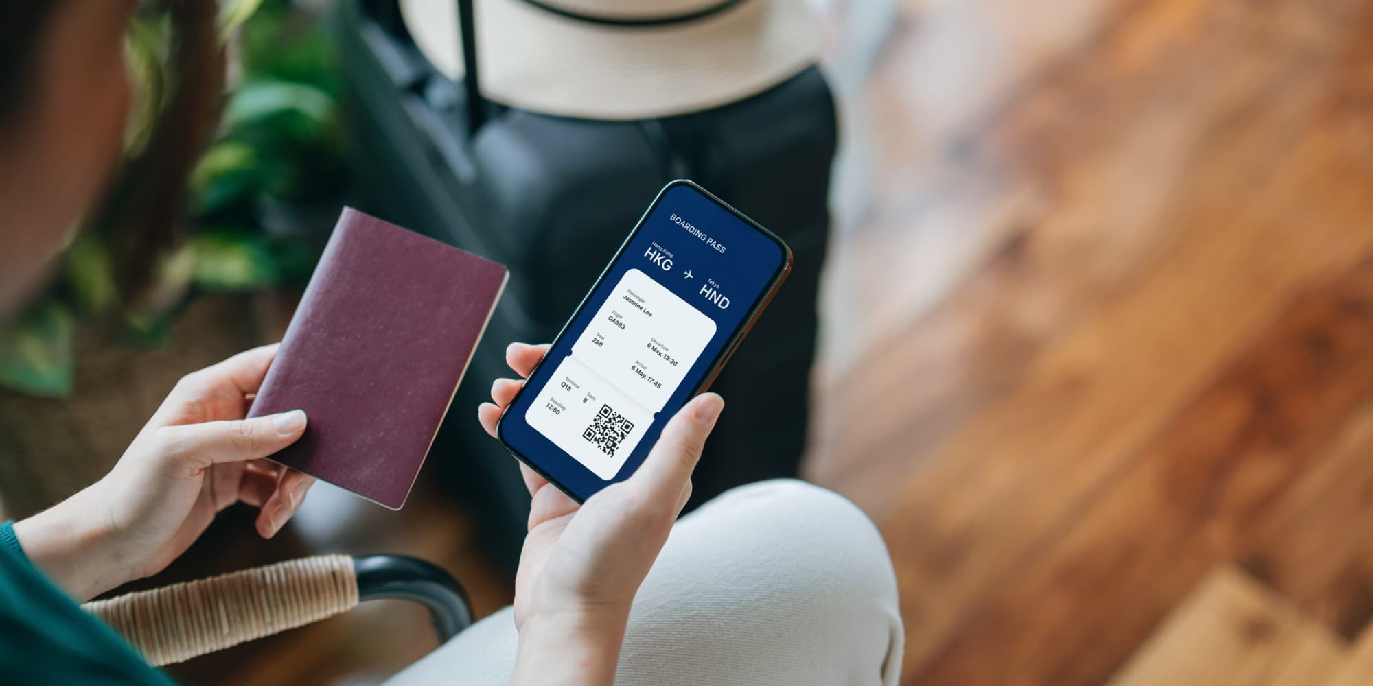 Enregistrez vos cartes d'embarquement sur l'app Google Wallet. 