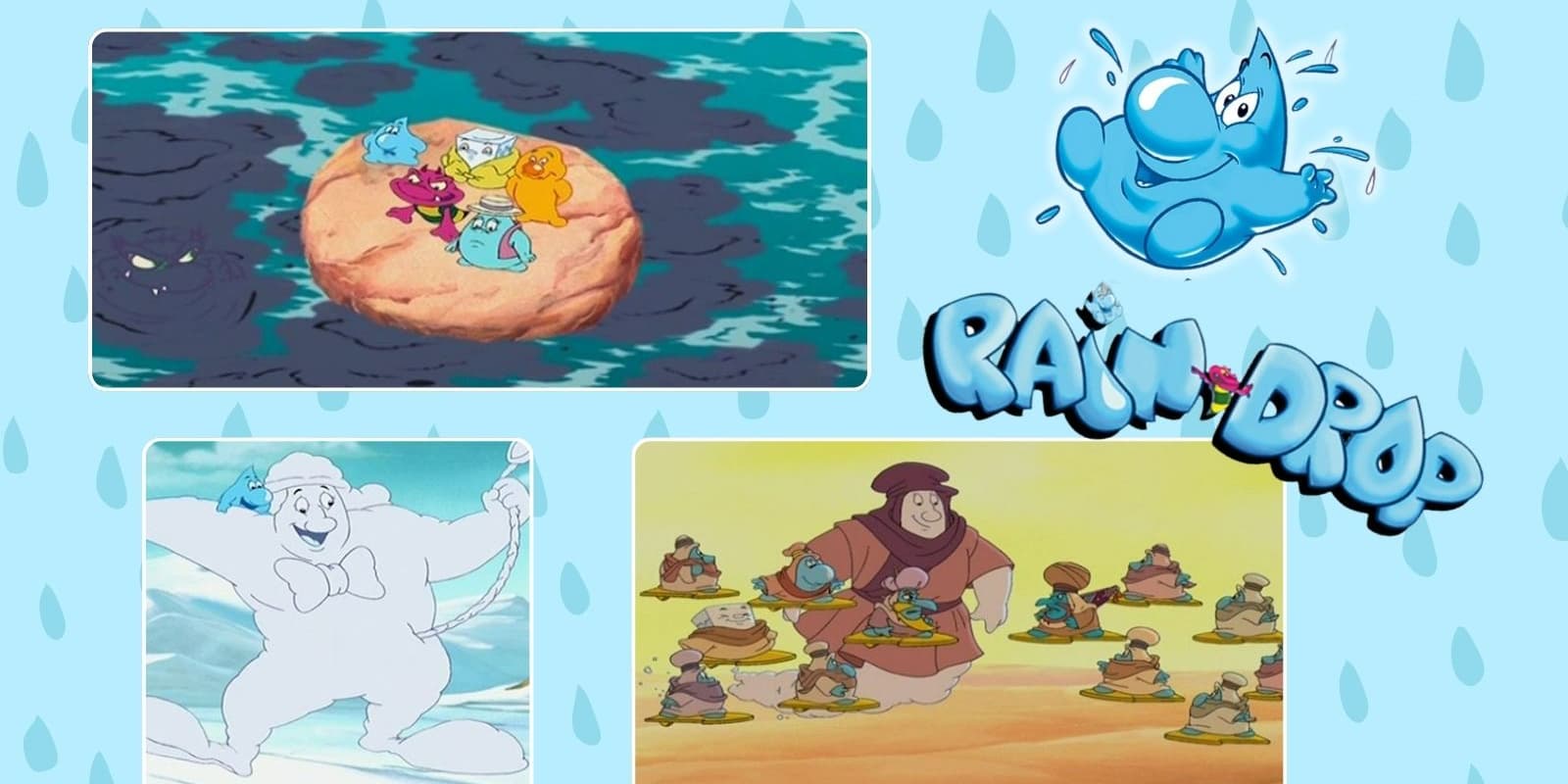 Découvrez le cycle de l'eau avec l'aide de Kikool, la petite goutte d'eau ! Le dessin animé "Raindrop" est sur SFR Kids Récré.