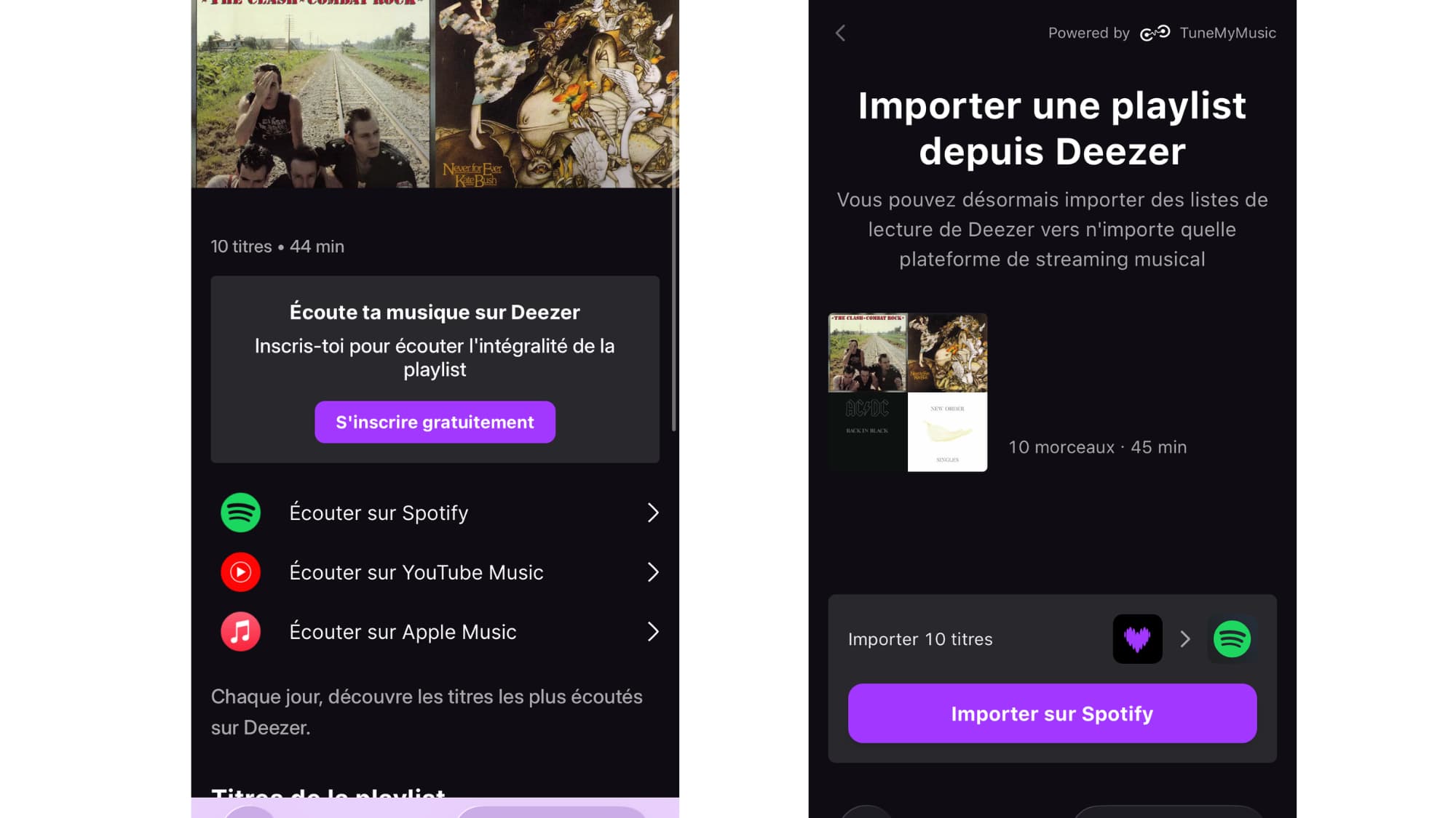 Voici les options qui s'offrent à un utilisateur d'une autre plateforme quand il ouvre le lien de partage universel Deezer ! Voici les options qui s'offrent à un utilisateur d'une autre plateforme quand il ouvre le lien de partage universel Deezer !