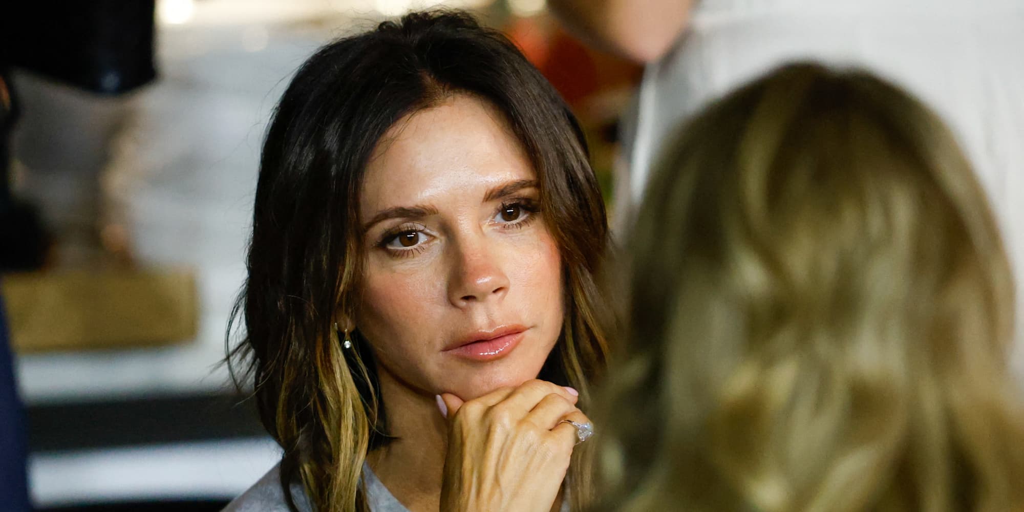 Victoria Beckham lors d'un match de l'Inter Miami CF et l'Atlanta United FC en MLS, à Fort Lauderdale en Floride, le 25 octobre 2024.