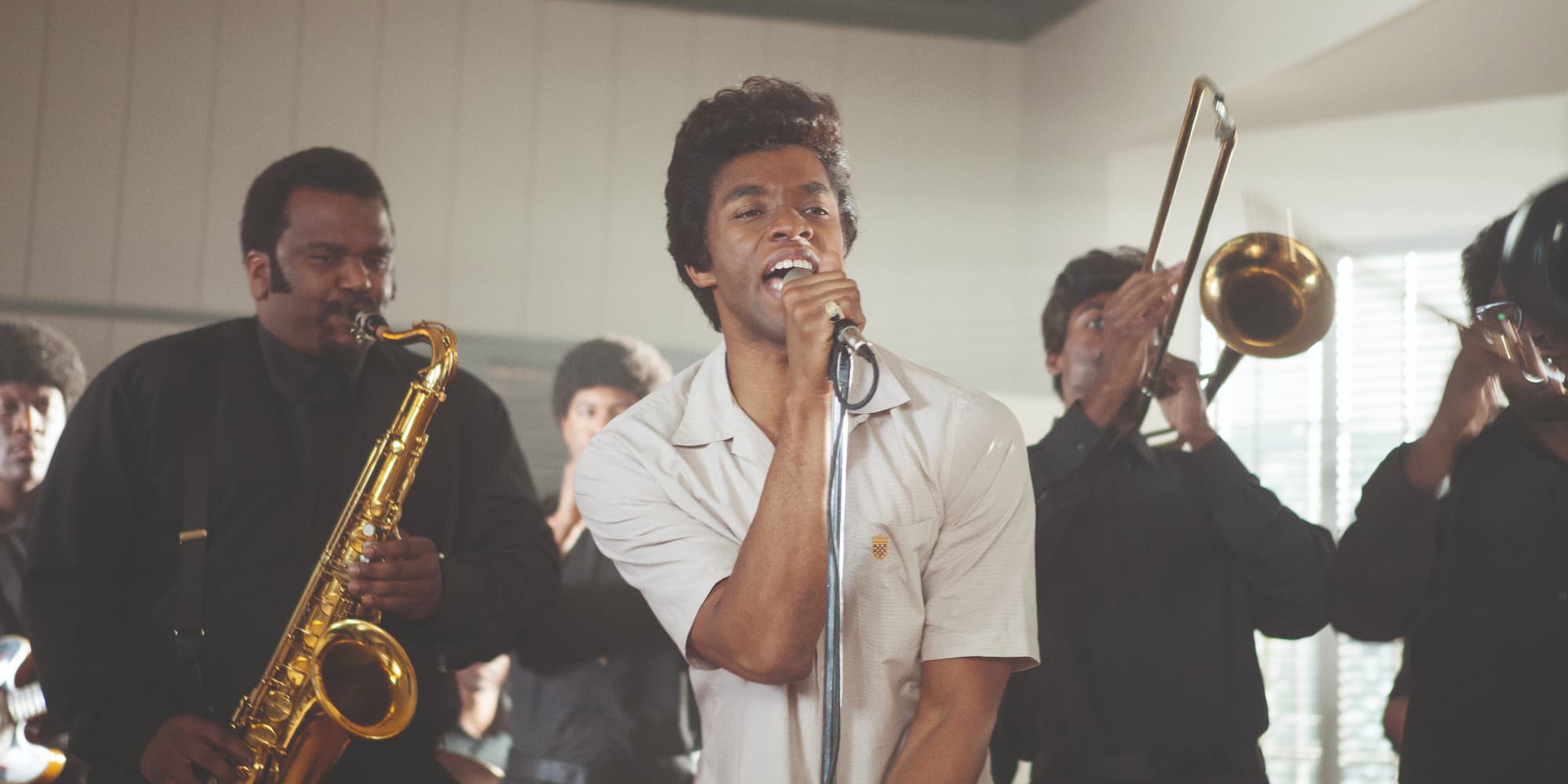 Le biopic Get On Up avec Chadwick Boseman a ne pas louper pendant la semaine spéciale Fête de la musique de OCS Pulp.
