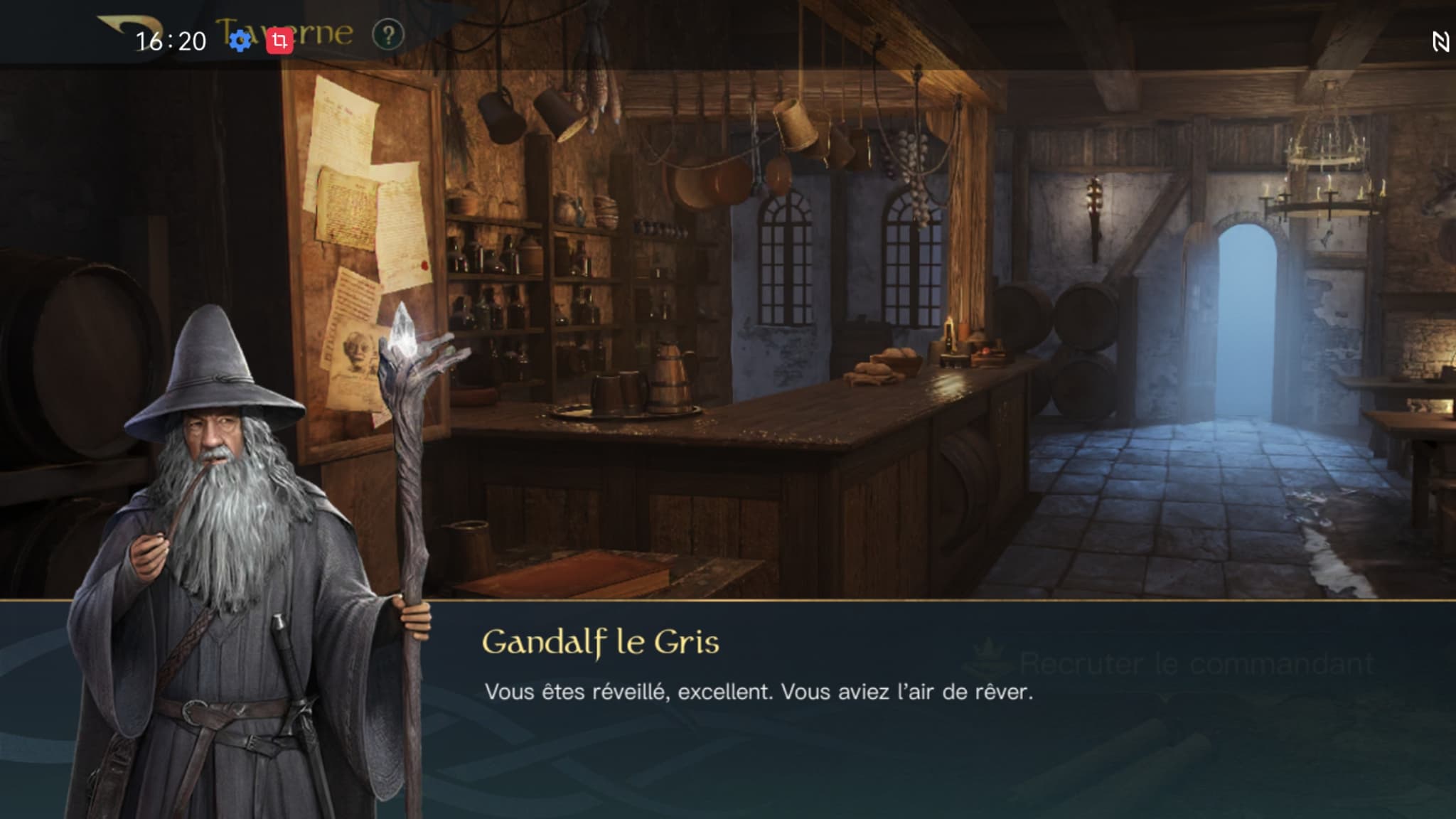 Toujours un plaisir de rencontrer Gandalf dans le jeu Lord of the Rings : Rise to War (capture d'écran du OPPO Reno6 Pro) Toujours un plaisir de rencontrer Gandalf dans le jeu Lord of the Rings : Rise to War (capture d'écran du OPPO Reno6 Pro)