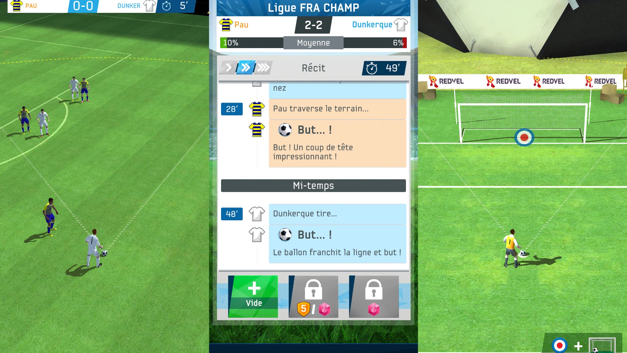 Ne sortez du banc de touche que pour les moments forts du match !