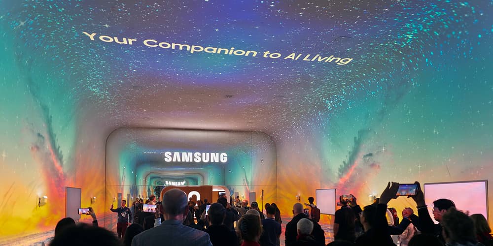 Le stand de Samsung au CES 2026 à Las Vegas