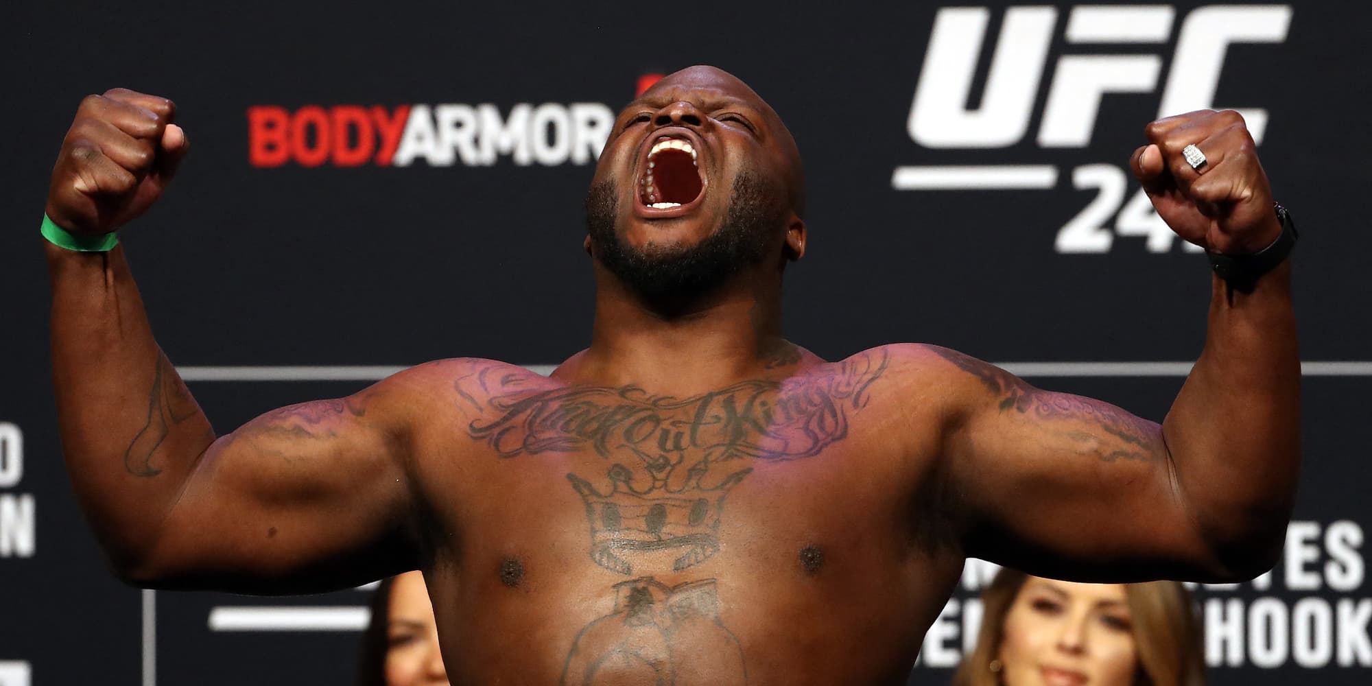 Derrick Lewis à l'occasion de l'UFC 247, à Houston, Texas, le 7 février 2020.