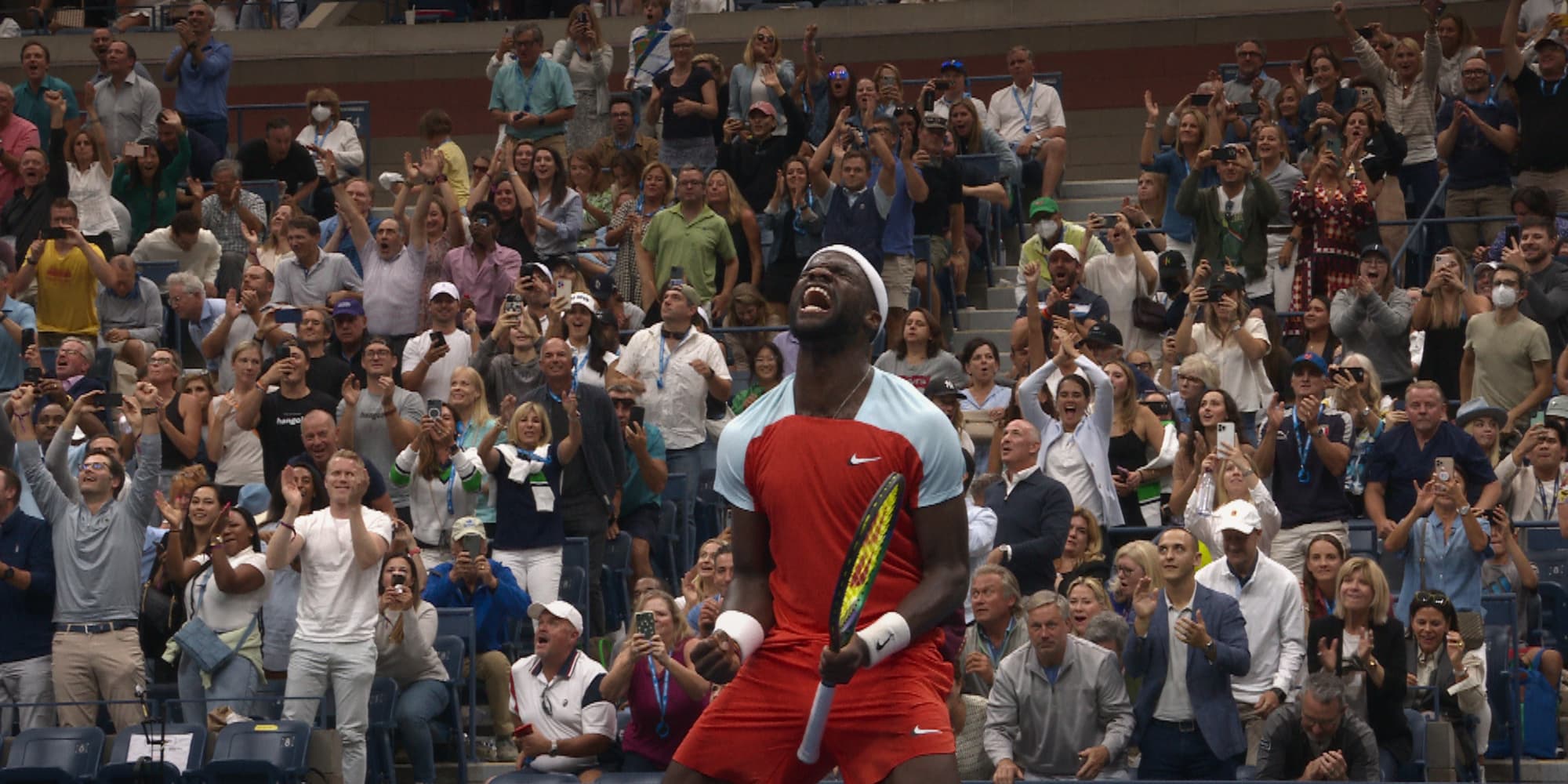 Frances Tiafoe, ici lors de l'édition 2022 de l'US Open, figure au casting de la seconde saison de ''Break Point''. 