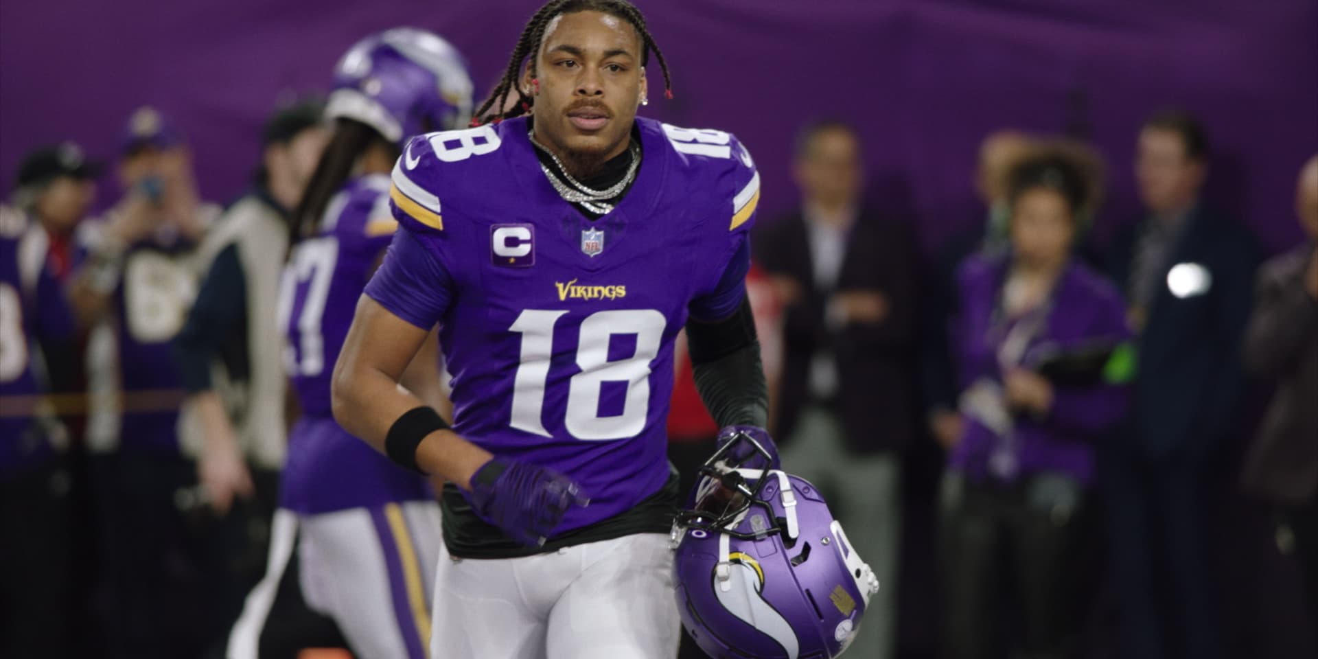 Justin Jefferson, receveur des Minnesota Vikings, à retrouver dans le docu-série ''Receiver'', disponible sur Netflix depuis ce 10 juillet.