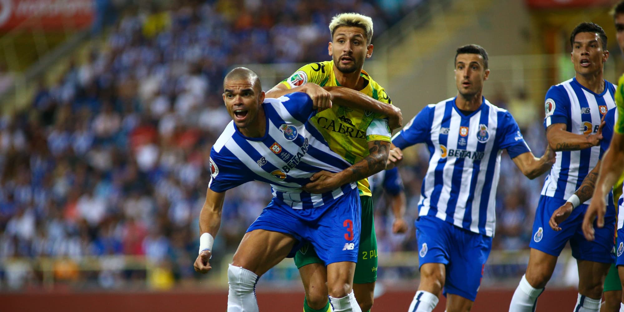 Porto - Tondela en Supercoupe du Portugal, le 30 juillet 2022 à l'Estadio Municipal de Averio, Portugal