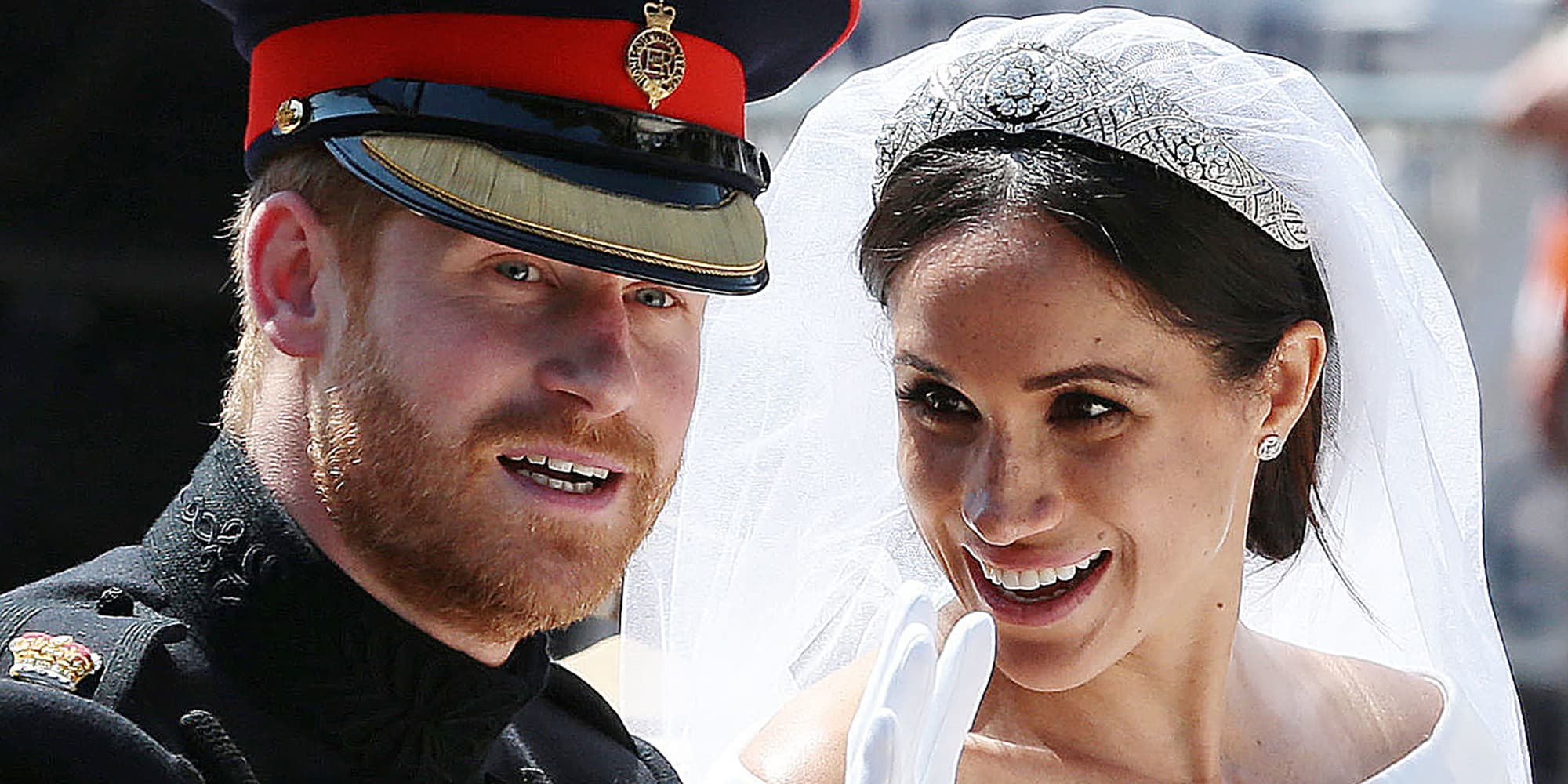 Le Prince Harry et Meghan Marke lors de leur mariage à Windsor, le 19 mai 2018
