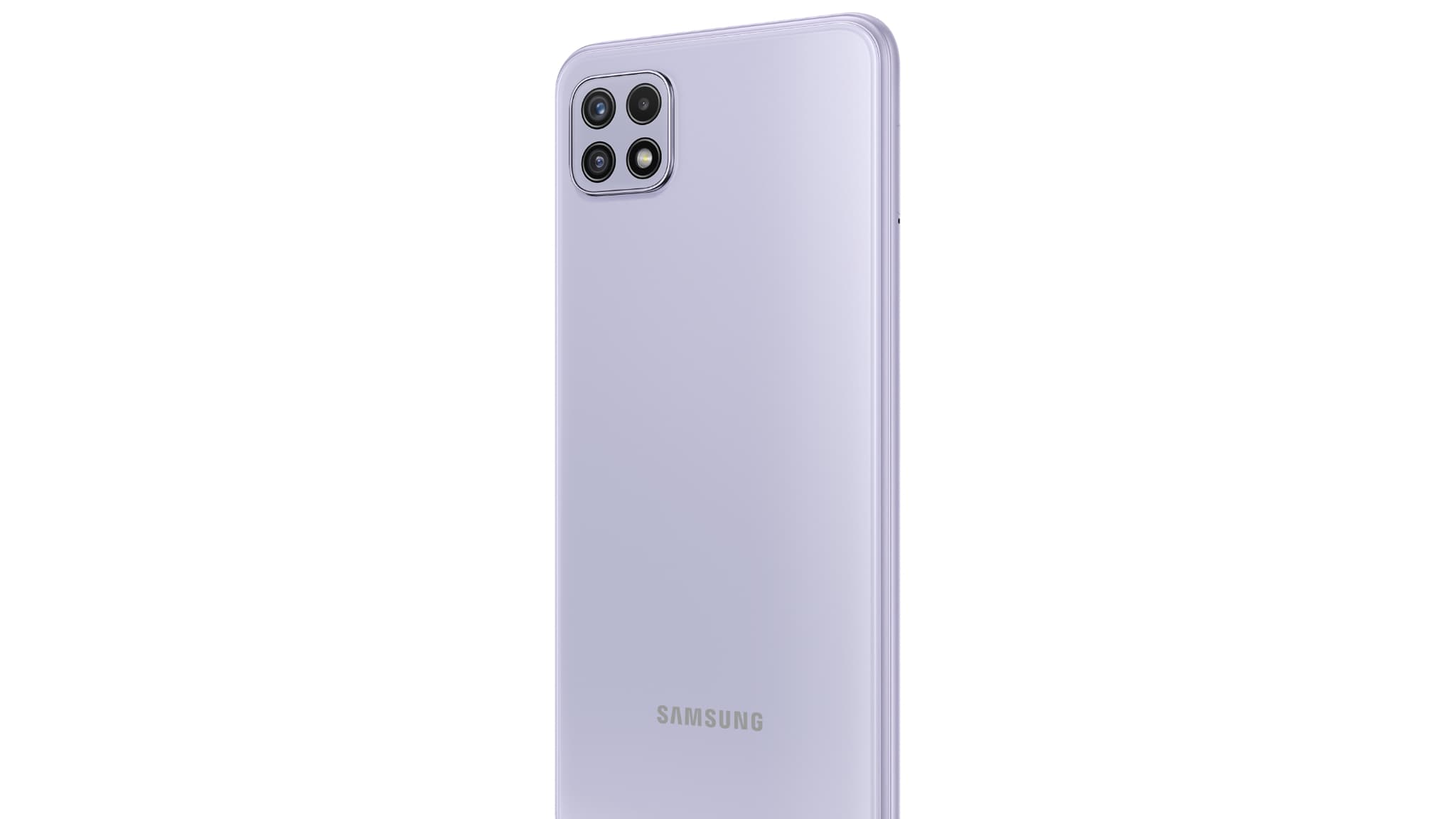 Le Samsung Galaxy A22 5G dans sa version Lavande