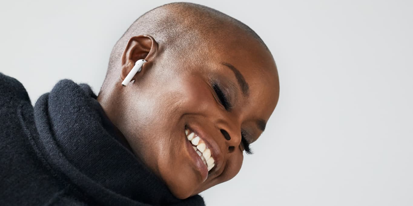 La danseuse Hope Boykin avec ses AirPods