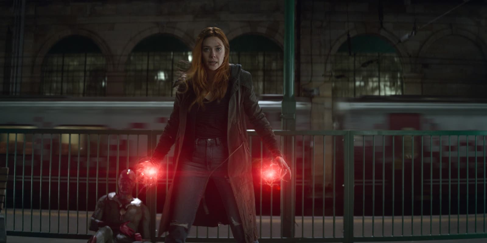 Elizabeth Olsen dans Avengers : Infinity War.