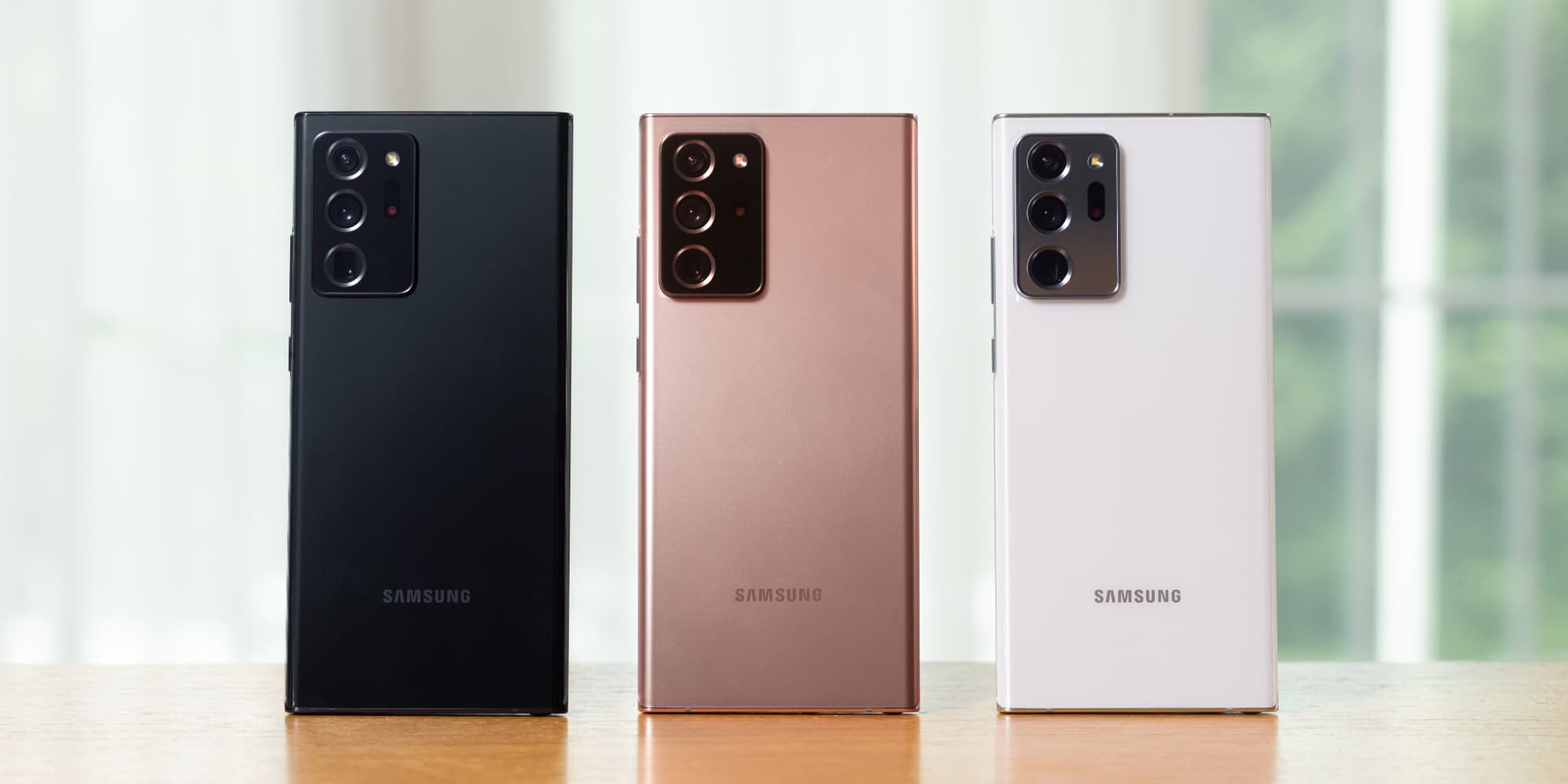 Et un, deux, trois coloris pour le Samsung Galaxy Note20 Ultra !