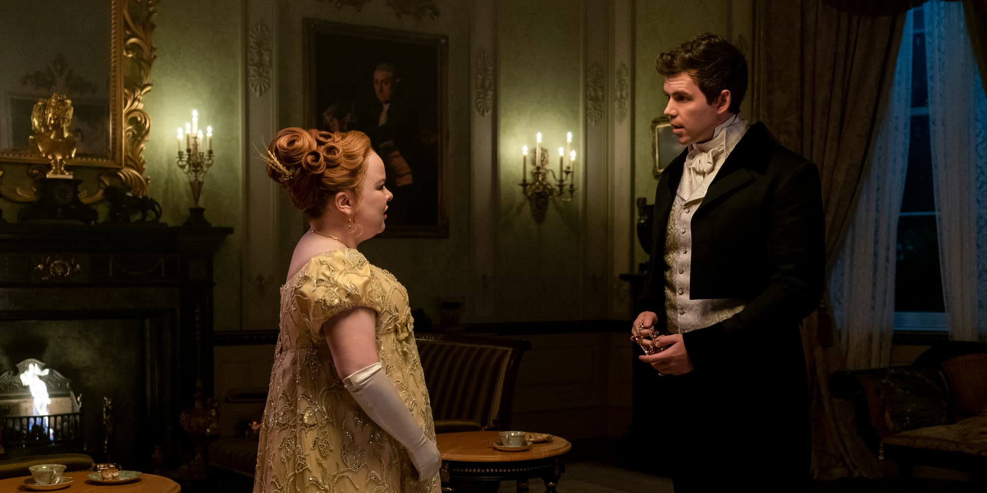 Penelope Featherington (Nicola Coughlan) et Colin Bridgerton (Luke Newton) seront les personnages principaux de la saison 3 de "La Chronique des Bridgerton".