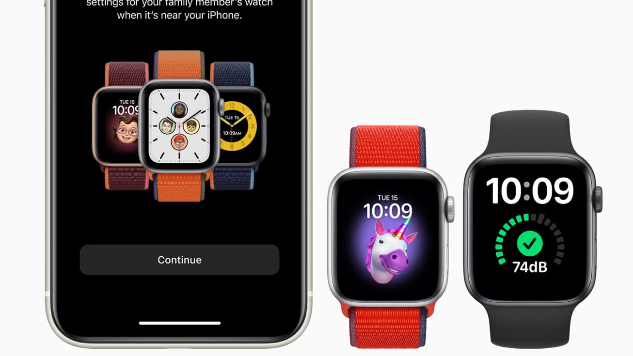 Via watchOS 7, l'Apple Watch SE peut être portée par des personnes de la famille n'ayant pas d'iPhone