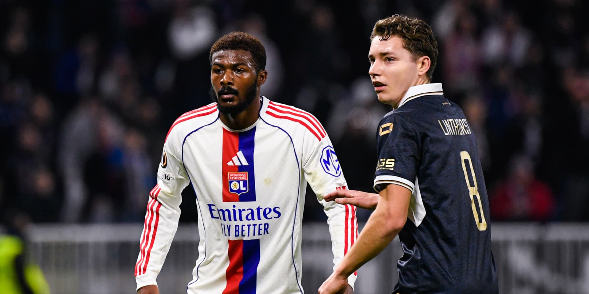 Ainsley Maitland-Niles lors du match entre Lyon et les Go Adhead Eagles, le 11 décembre 2025 au Groupama Stadium (Lyon).
