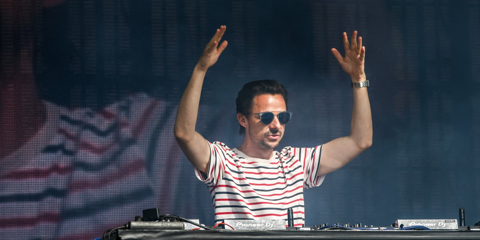 Martin Solveig lors du Grand Prix de France de Formule 1, le 23 juin 2019 au Castellet.

