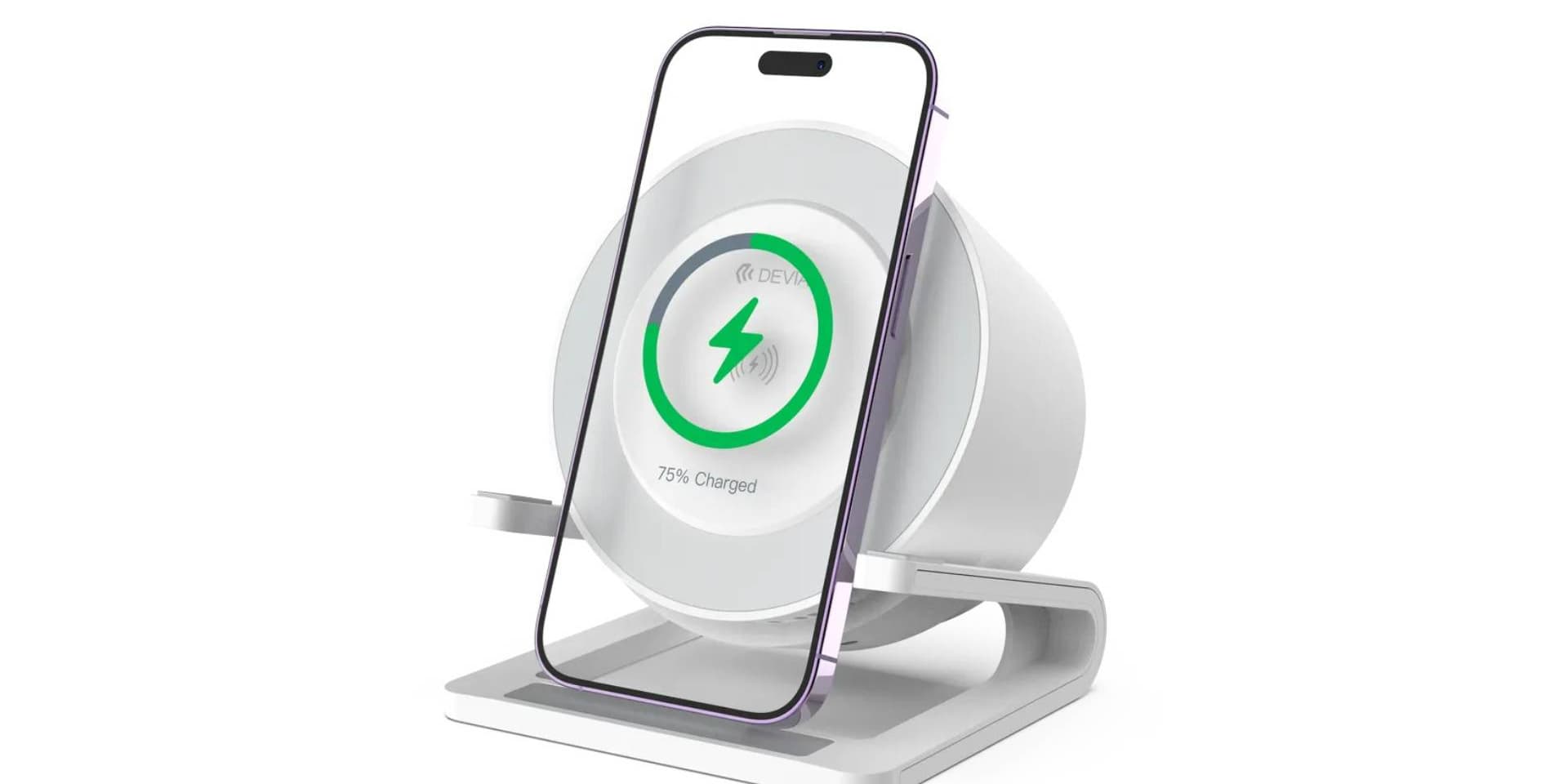 L'enceinte de bureau multifonction de Devia permet d'écouter de la musique, charger son smartphone, et sert même de lampe de chevet !