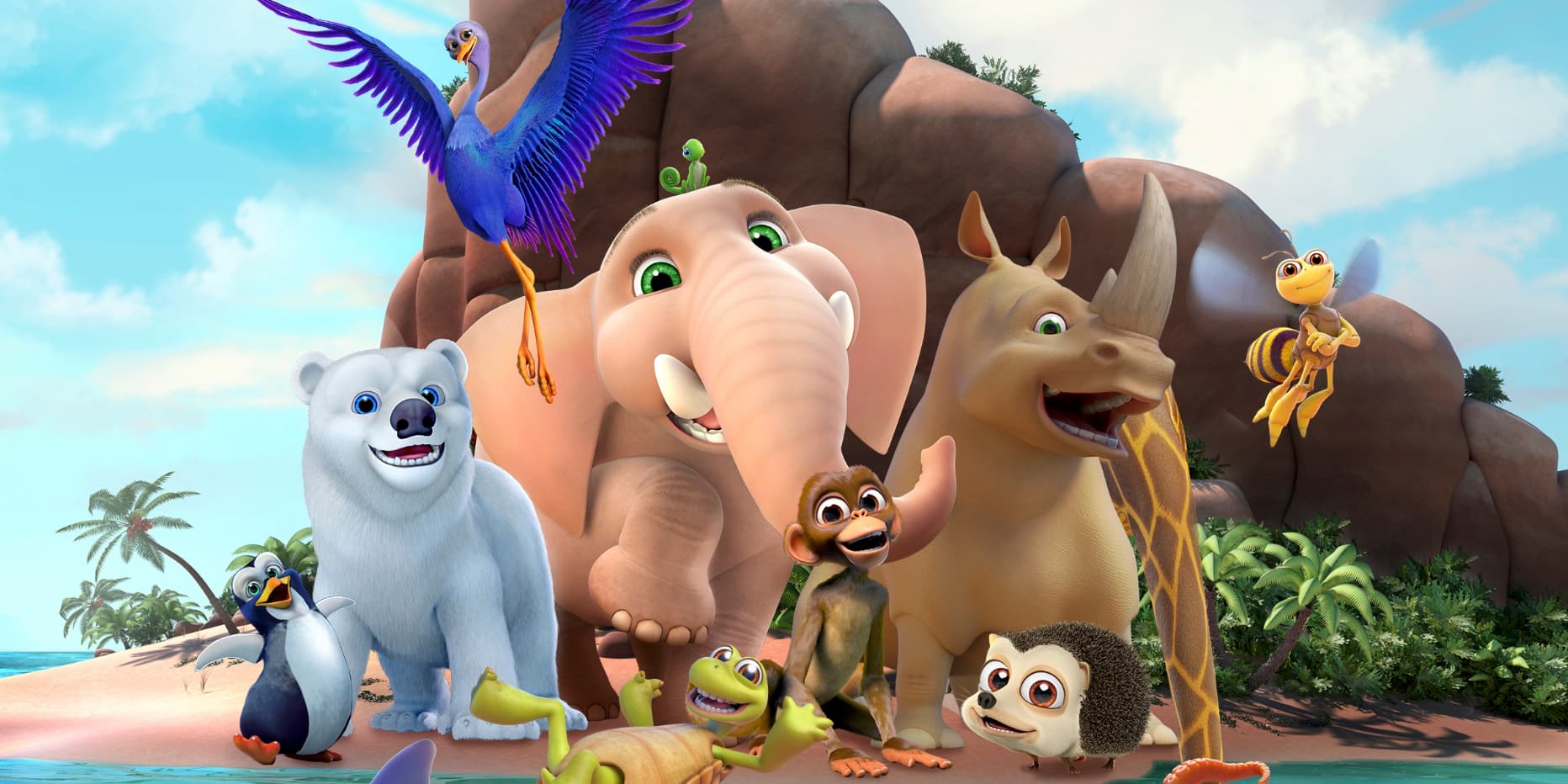 Tous les animaux de la jungle sont réunis sur SFR Kids Récré.