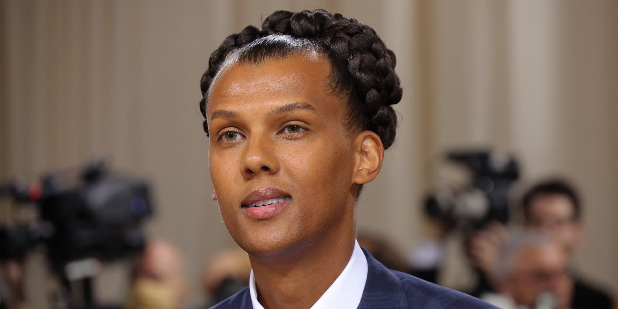Stromae lors du Met Gala 2022 « In America : An Anthology of Fashion » au Metropolitan Museum of Art le 2 mai 2022 à New York