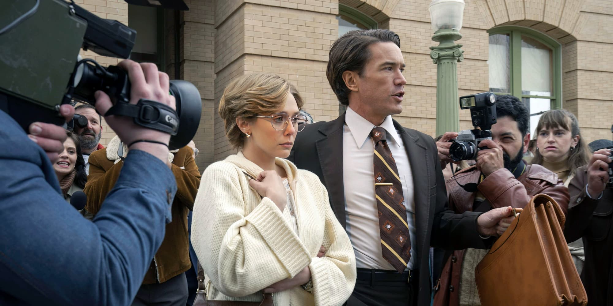 Elizabeth Olsen incarne Candy Montgomery dans la série ''Love & Death'', à voir sur Canal+ et sur myCANAL.