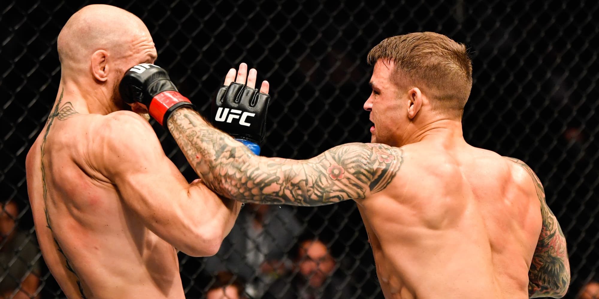 Poirier VS. McGregor lors de l'UFC 257 à Abu Dhabi, Émirats Arabes Unis, le 23 janvier 2021