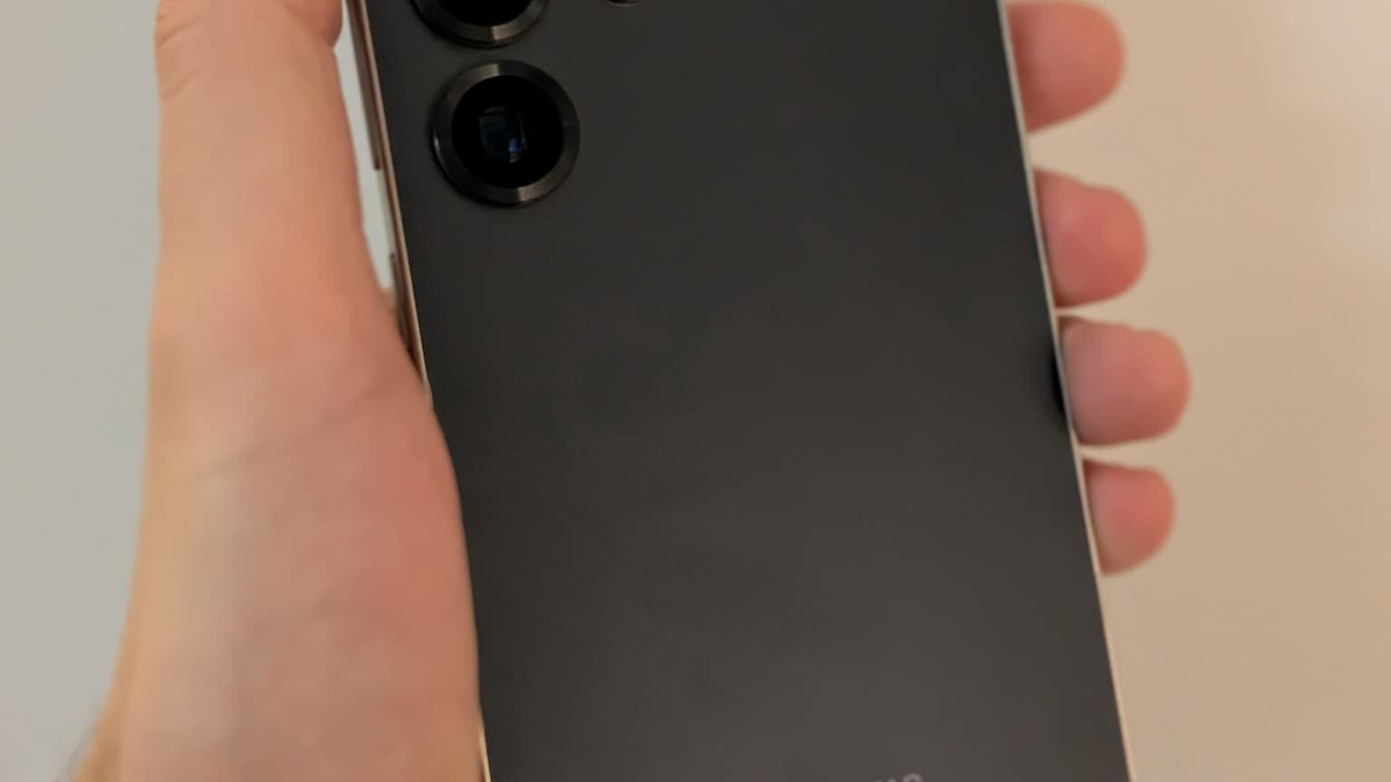 Le Samsung Galaxy S25 Ultra lors de la Galaxy Unpacked