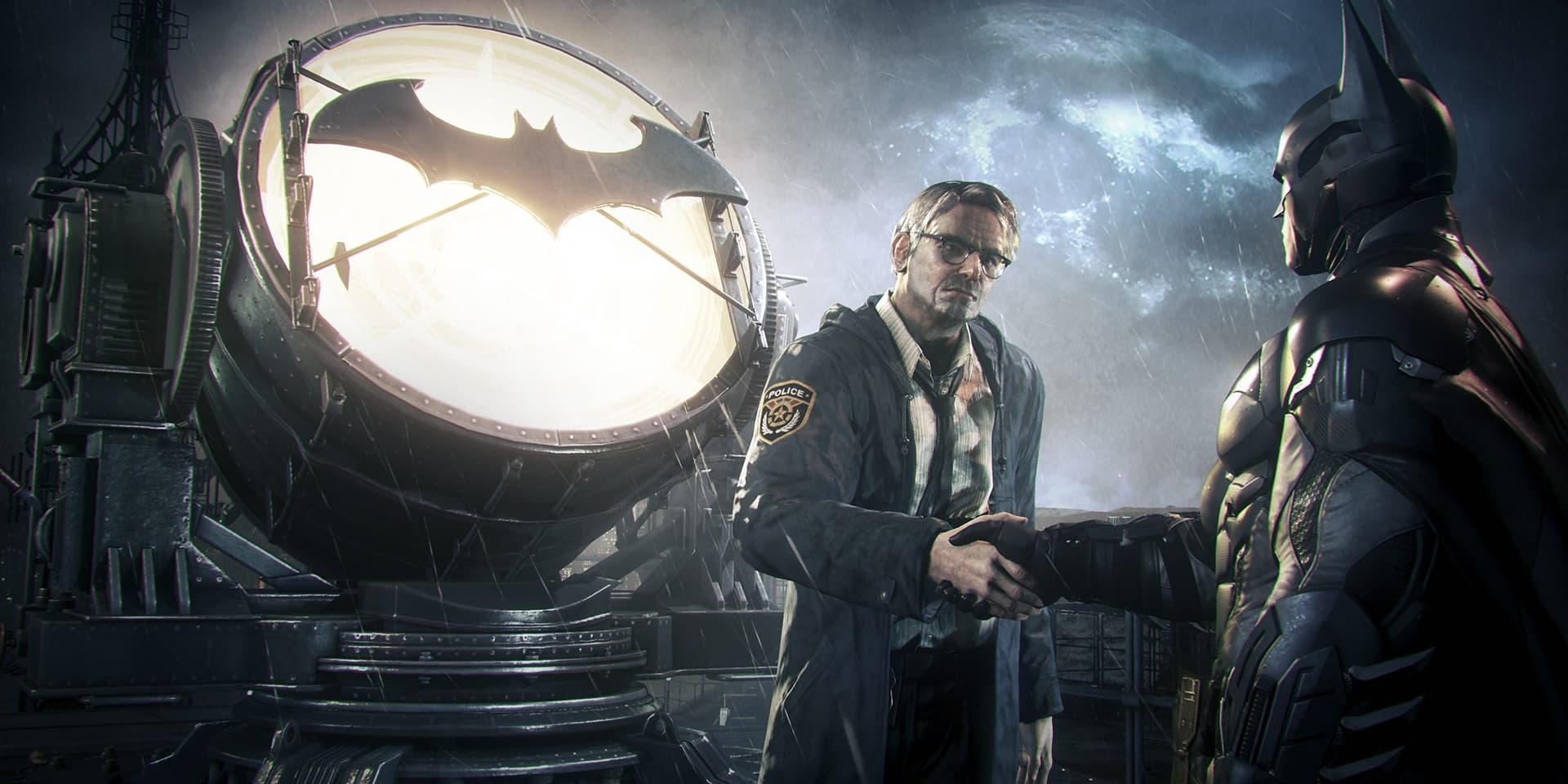 "Vous nous aidez encore une fois, et je fais sauter votre PV pour stationnement interdit avec la Batmobile, ok $1"