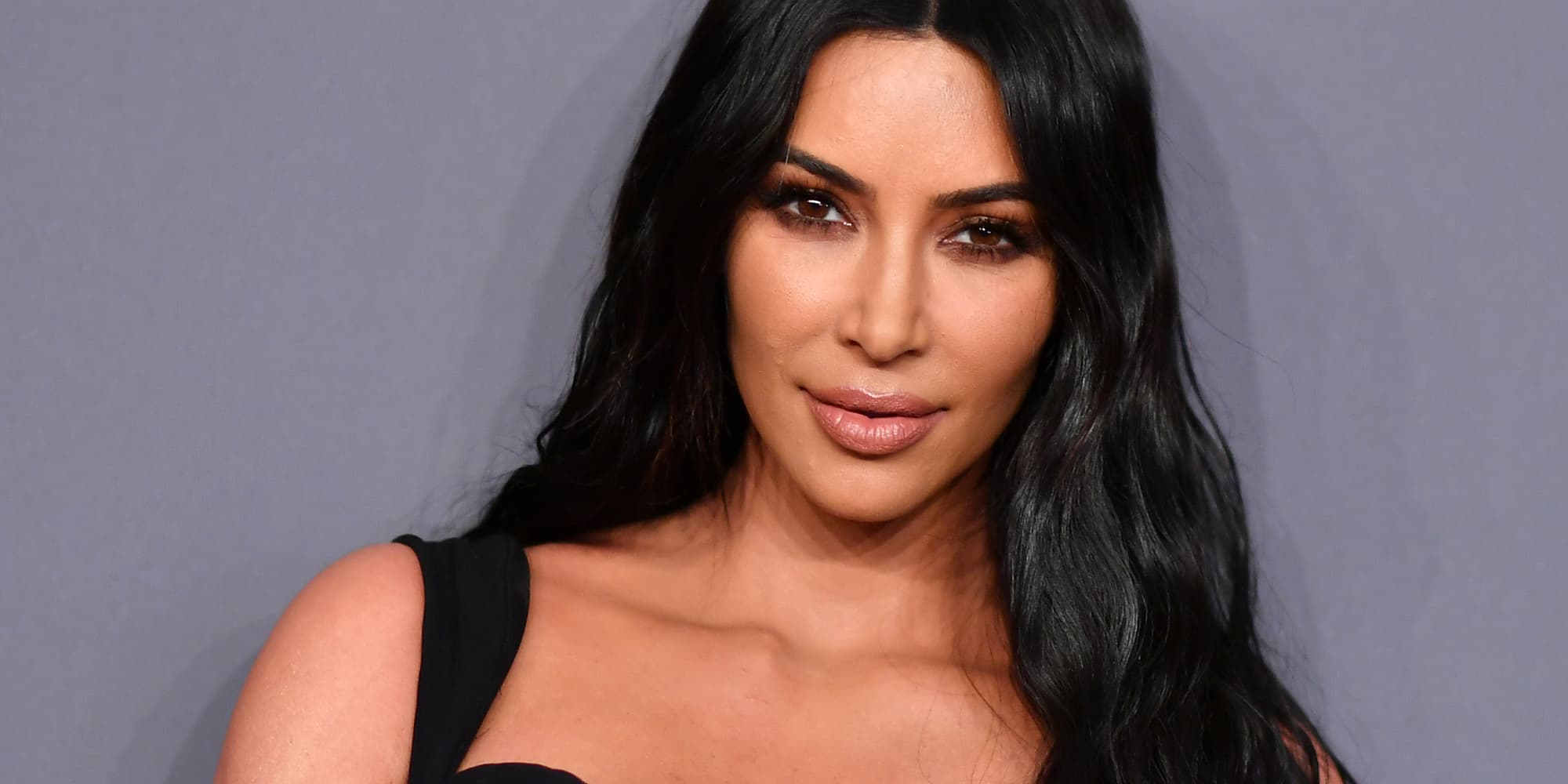 Kim Kardashian à l'amfAR Gala de New York, en février 2019.