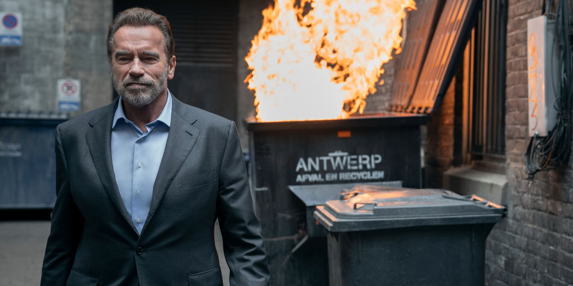 Arnold Schwarzenegger dans la nouvelle série ''FUBAR'', disponible le 25 mai 2023 sur Netflix