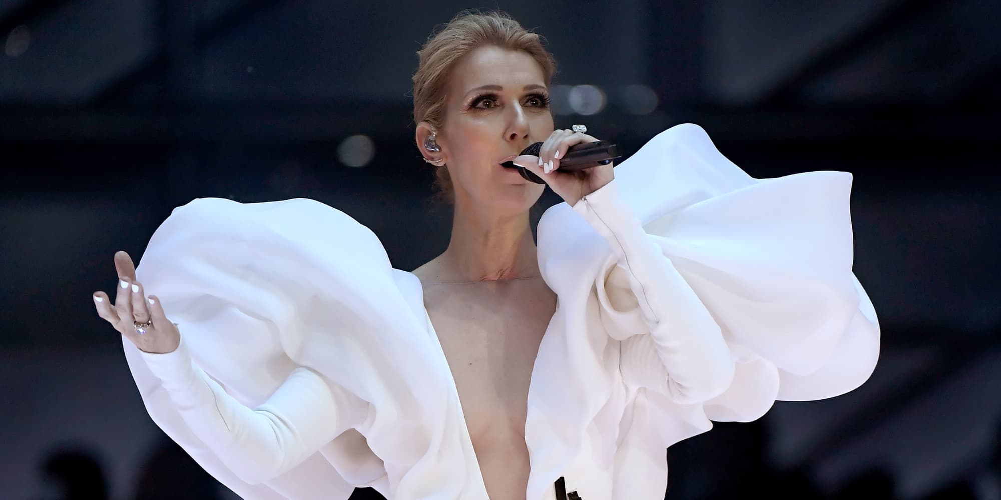 Céline Dion sur la scène des Billboard Music Awards, en mai 2017.