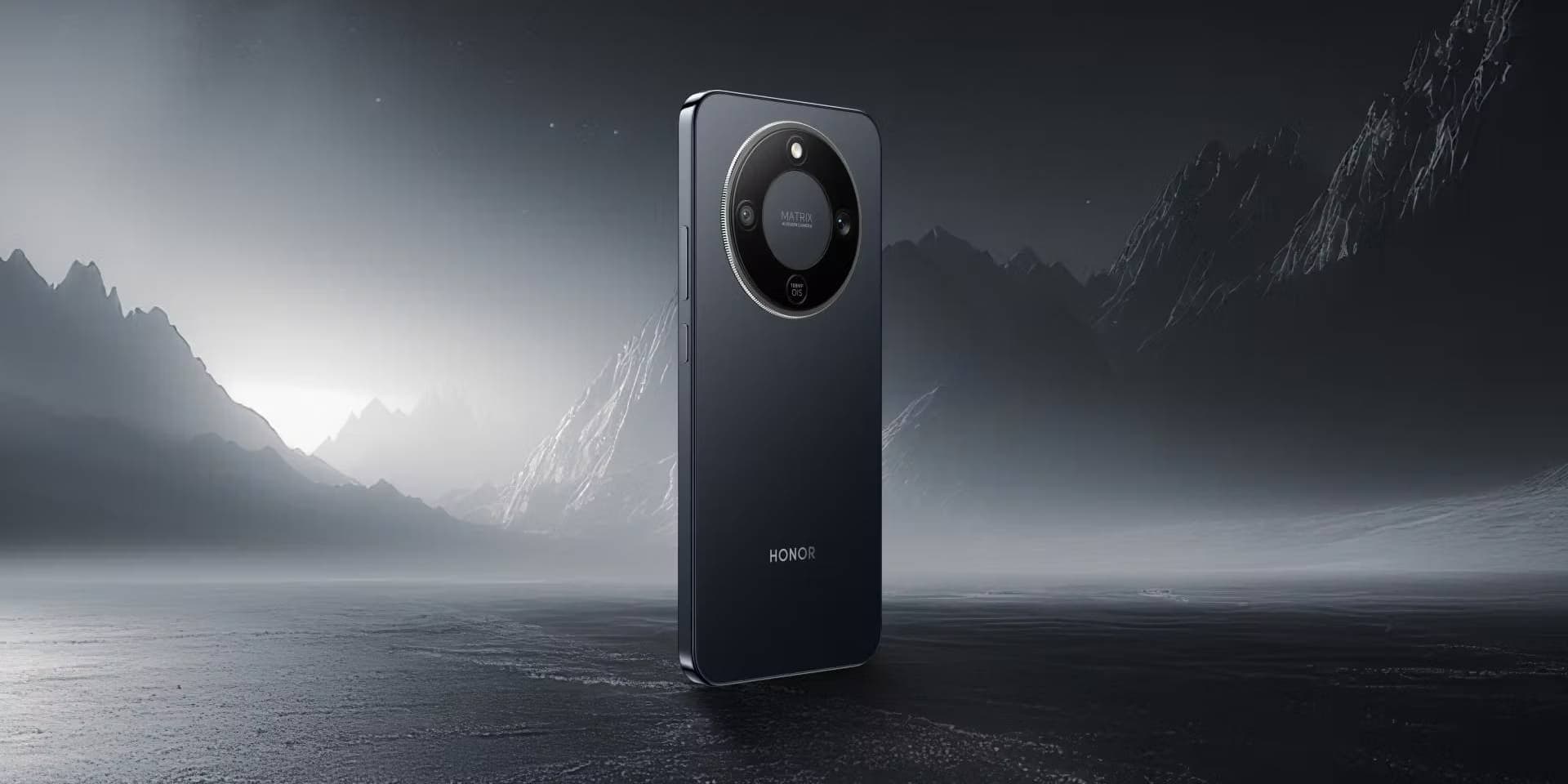 Succombez à l'envoûtant design du HONOR Magic8 Lite dans son coloris "Midnight Black".