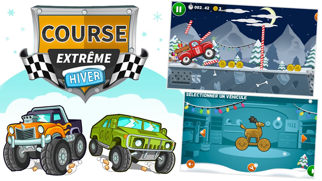Le jeu Course Extrême : Hiver est disponible sur SFR Jeux illimité