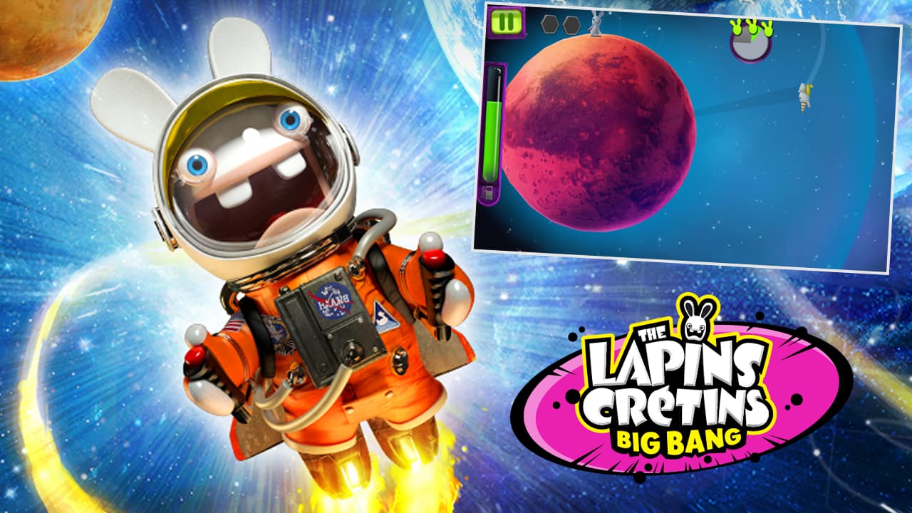 Découvrez le jeu "Lapins Crétins : Big Bang" et propulsez votre lapin tout droit dans l'espace avec SFR Jeux illimité Découvrez le jeu "Lapins Crétins : Big Bang" et propulsez votre lapin tout droit dans l'espace avec SFR Jeux illimité