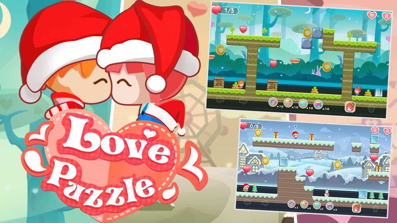 Aidez les deux personnages à se retrouver et célébrer la Saint-Valentin ensemble  Aidez les deux personnages à se retrouver et célébrer la Saint-Valentin ensemble
