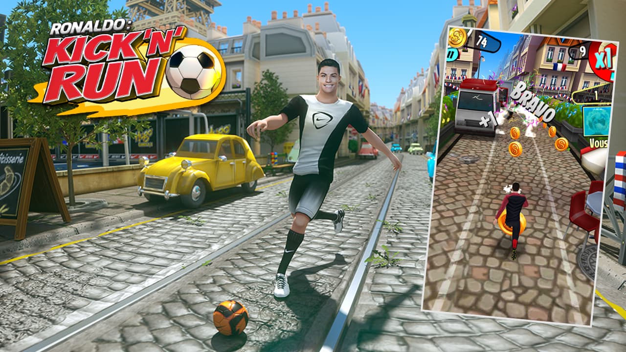 Incarnez Cristiano Ronaldo et tentez de tirer des frappes mémorables Incarnez Cristiano Ronaldo et tentez de tirer des frappes mémorables