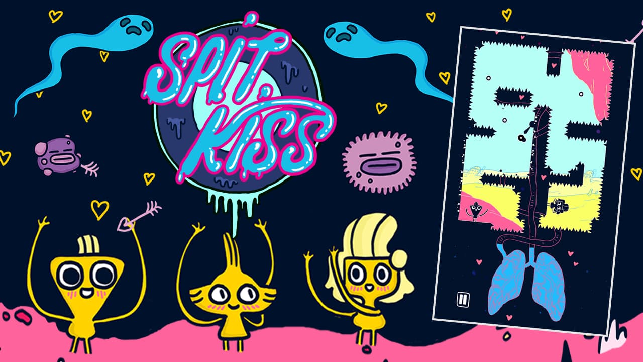 Découvrez l'univers des Spitkissers et tentez de réussir chaque niveau de ce jeu de plateforme Découvrez l'univers des Spitkissers et tentez de réussir chaque niveau de ce jeu de plateforme