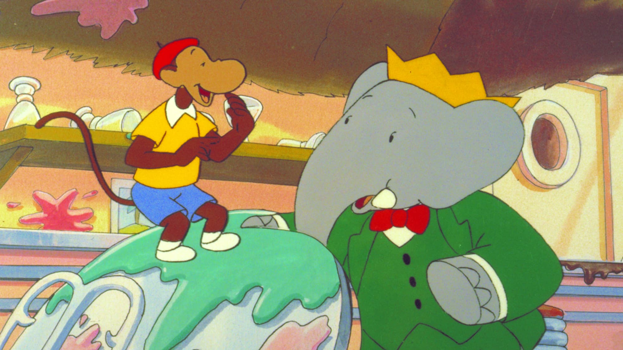 Grande Maison De Jeu LANSAY – Le Palais De Babar – Avec Personnages – Poids 3kg