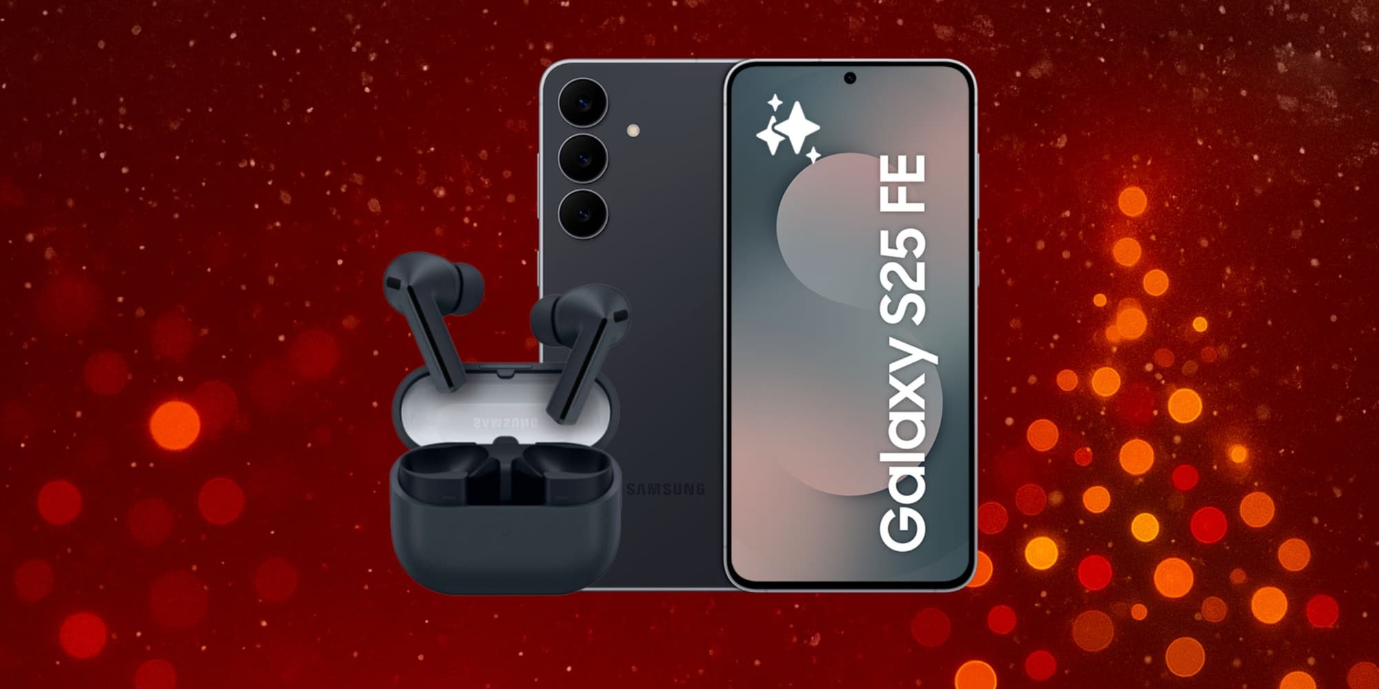 Pour Noël, le Samsung Galaxy S25 FE et les Galaxy Buds3 FE sont réunis dans un pack à prix tout doux chez SFR !